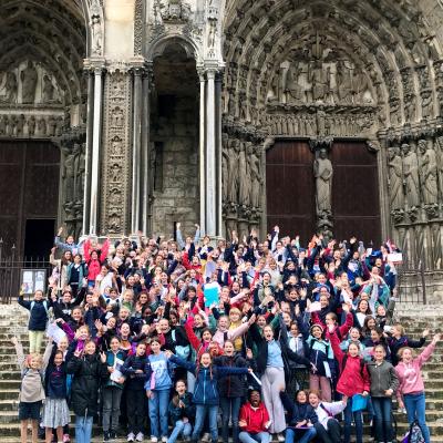 Les cinquièmes à Chartres